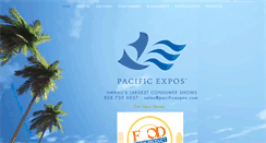 Desktop Screenshot of pacificexpos.com
