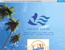 Tablet Screenshot of pacificexpos.com